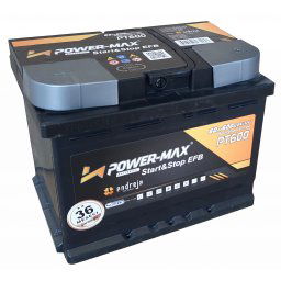 Power -Max PT600, EFB Start&Stop, 60Ah, 600A