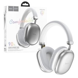 Hoco bežIčne stereo slušalice, bluetooth v5.3, 800mah - w35 max joy silver