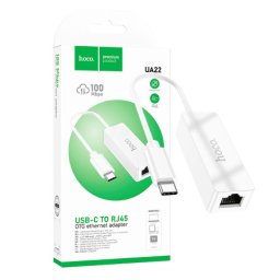 Hoco ua22 type c adapter usb type c na lan (100 mbps)