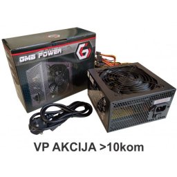 GMB-650-12 sa kutijom Gembird napajanje 650W 12cm FAN,20+4pin,4pin,3xSATA,1xIDE 4-pin, 6-pin