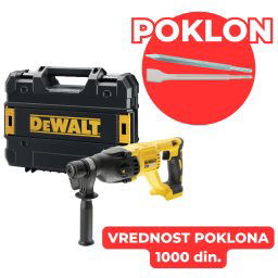 DeWalt DCH133NT akumulatorski elektro-pneumatski čekić 18V SDS-Plus, bez baterije i punjača