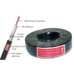 RG59 Cu LSZH 100m kotur ( 2780 )