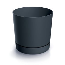 Saksija Tubo P sa podmetačem - antracit S433 / 15 cm