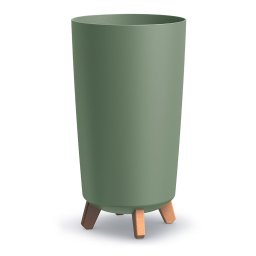 Saksija Gracia visoka sa rezervoarom - oliva zelena 5615C