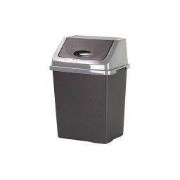 Kanta za smeće sa klatnom Elegant - siva / 18 ℓ