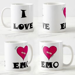 Keramicka šolja I love Emo