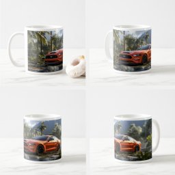 Keramicka šolja Automobil