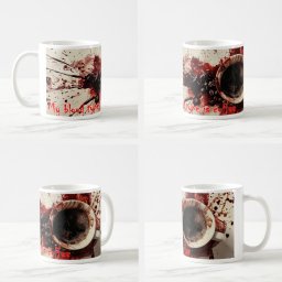 Šolja My blood type is coffee