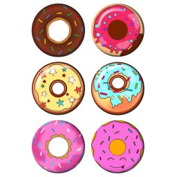 Paket set bedževi 37mm Krofne (6 kom)