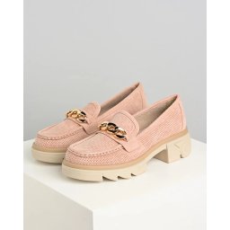 Ženske mokasine C2515 svetlo roze