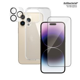 PanzerGlass iPhone 14 pro max bundle (UWF zaštitno staklo, futrola, zaštita za kameru) ( PGB0404+2786 )
