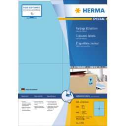 Herma etikete 105X148 A4/4 1/100 plava ( 02H4398 )