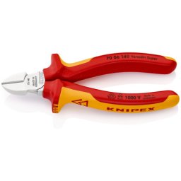 Knipex kose sečice izolovane 1000V VDE 140mm ( 70 06 140 )