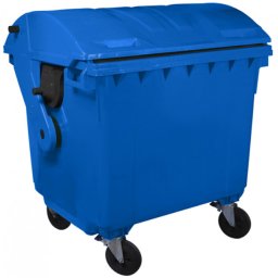 Kontejner za otpatke 1100 litara - Polukružni poklopac - Plava boja