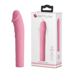 Realistični Silikonski Vibrator PL Vic Pink