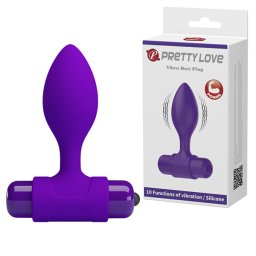 Silikonski analni vibrator Vibro Butt Plug