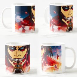 Keramicka šolja anime Napad Titana
