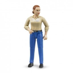 Bruder Figura ženska plave farke ( 604080 )