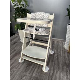 Rastimo Zajedno drvena rastuća stolica bela ( SW10749 )