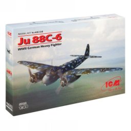 ICM Model Kit Aircraft - Ju 88?-6 WWII German Heavy Fighter 1:48 ( 060927 )