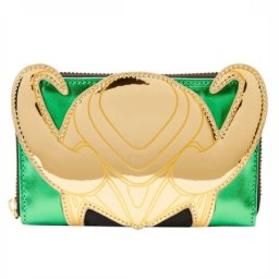 Loungefly Marvel Shine Loki Zip Around Wallet ( 060672 )