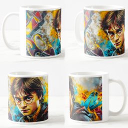 Keramicka šolja Harry Potter grafiti