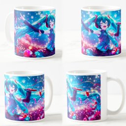 Šolja anime pevačica Hatsune Miku