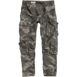 SURPLUS AIRBORNE SLIM PANTALONE BLKCAMO