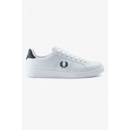 FRED PERRY PATIKE WHITE NAVY