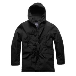VINTAGE INDUSTRIES ARCHER PARKA BLK