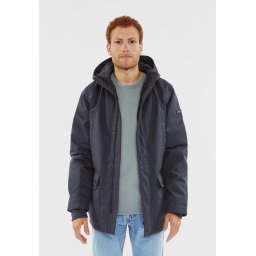 VINTAGE INDUSTRIES LEDGER JAKNA DEEP BLUE