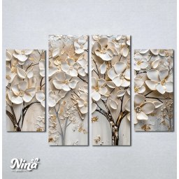 Slike na platnu 3d cvetici Nina559_4