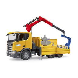 Bruder kamion Scania R kiper sa kranom 2palete ( 035518 )