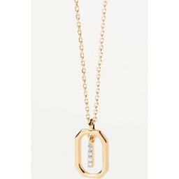 PD Paola ženska letter i zlatna ogrlica sa pozlatom 18 k ( co01-520-u )