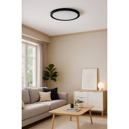 LED plafonjera Slim sa crnim okvirom 3u1 (Snaga panela: 45w)