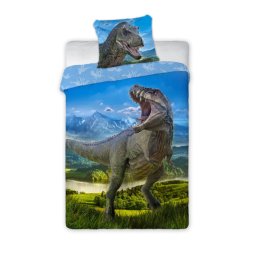 Baloo Posteljina za decu Dino T-Rex 160x200+70x80cm ( 9662 )