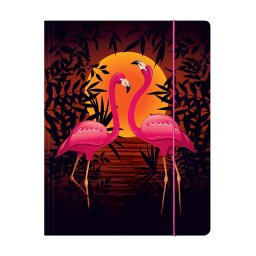 FASCIKLA SA GUMOM A4 FLAMINGO 600GR LUX OP*