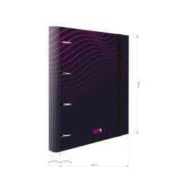 FASCIKLA 4 PRSTENA A4 PINK MAX OP*