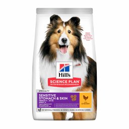Hill’s Science Plan Dog Sensitive Stomach & Skin Medium Adult Piletina - 14 kg