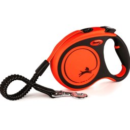 Flexi Povodac Xtreme Tape Black/Orange L