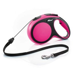 Flexi Povodac New Comfort M Cord 8m - Roze