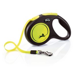 Flexi Povodac New Neon M Tape 5m - Žuta