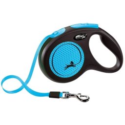 Flexi Povodac New Neon M Tape 5m - Plava