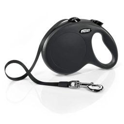 Flexi Povodac New Classic S Tape 5m - Crna