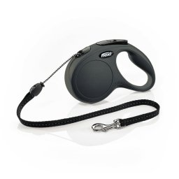 Flexi Povodac New Classic M Cord 5m - Crna
