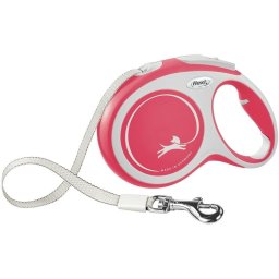 Flexi Povodac Comfort L Tape 8m - Crvena