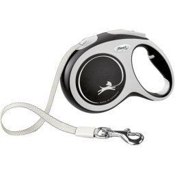 Flexi Povodac Comfort L Tape 5m - Crna