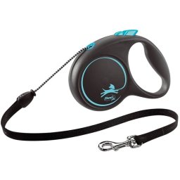 Flexi Povodac Black Design M Cord 5m - Plava