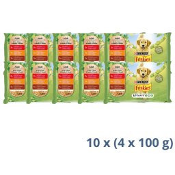 Friskies Dog Adult Komadići U Sosu Meso 4 x 100 g - 4 kg