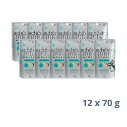 Schesir Special Skin&Coat Mousse – Losos, Piletina, Kokosovo I Losovo Ulje - 840 g